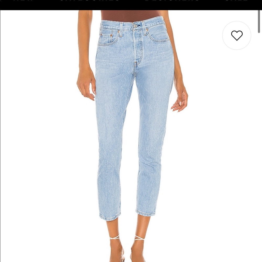 Levi 501 Skinny Light Wash